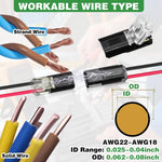 connecteurs câble noir transparent rondelles métalliques pratique led 20pcs 30pcs 40pcs 50pcs