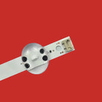 bande led adhésive blanc moderne 715mm 9leds 6v électrodomestique télévision rétroéclairage