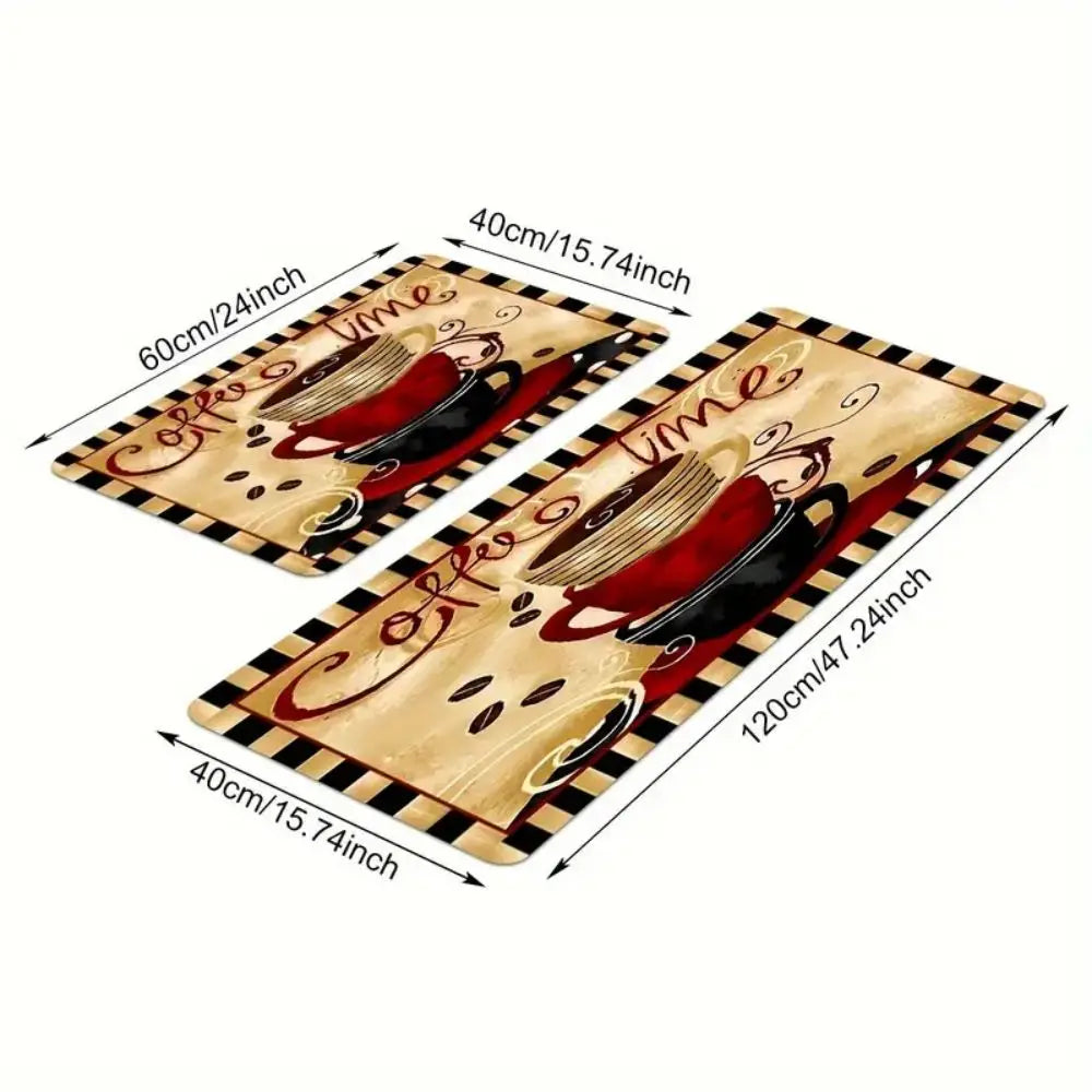 tapis cuisine moderne motif fleurs texturé polyester antidérapant lavable intérieur extérieur