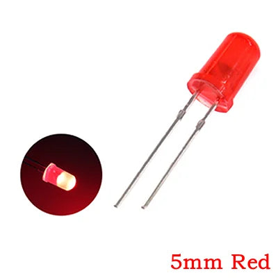 diodes led haute qualité super lumineuses rouge bleu vert orange blanc opalescentes 5mm standard
