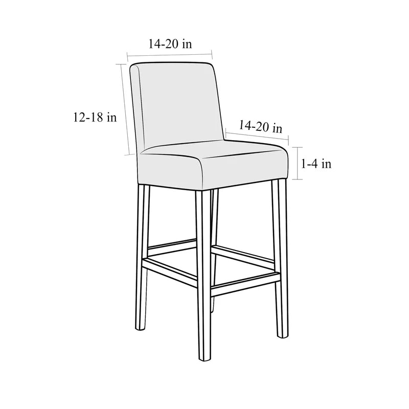 Housse chaise jaune rayée moderne adhésive polyester bar stool banquet