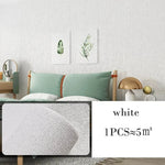 papier peint autocollant vinyle blanc effet lin moderne imperméable décoration murale salon maison