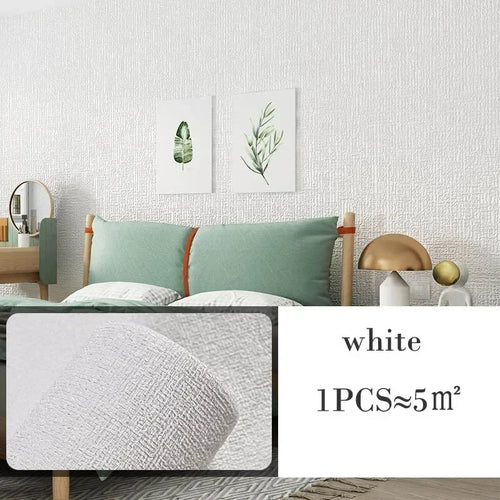 papier peint autocollant vinyle blanc effet lin moderne imperméable décoration murale salon maison