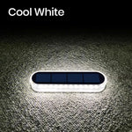 lumière solaire extérieure ip68 bleu noir blanche hexagonale adhésive minimaliste led étanche automatique patio