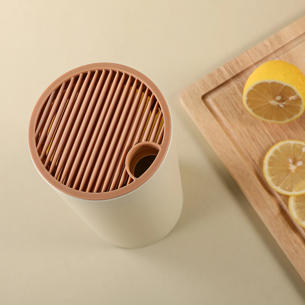 pot spaghetti moderne texture bambou couleur beige clairiaux cuisine pratique containment alimentaire domestique