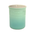 organisateur cuisine pot ustensiles rouge violet bleu blanc classique vintage porcelain céramique