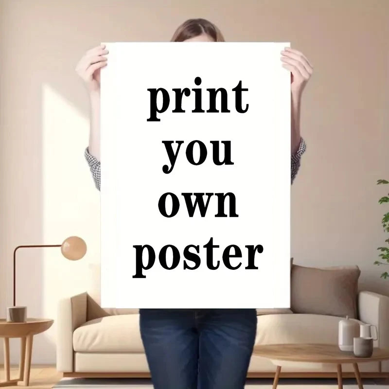 affiches personnalisables blanc texte moderne cadre photo famille animaux anniversaires mariage paysagesDecorationintérieur