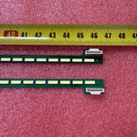 ruban led vert blanc moderne 40cm ligne led espacées connecteur aluminium