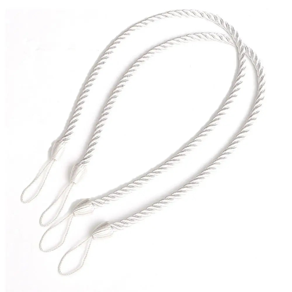 corde rideaux marron tressée moderne opacité fixations accessoire voilure coton pratique facile'utilisation chambre salon