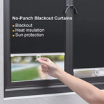 rideau rouleau noir rétractable moderne clips magnétiques barre fixation 40x60cm 40x125cm 45x125cm 50x125cm 58x125cm