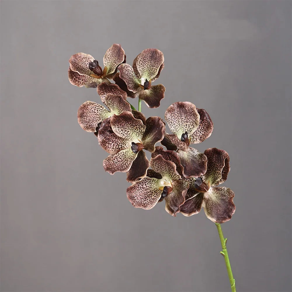fleurs artificielles orchidées violettes blanches modernes décoration intérieure maison mariage anniversaire
