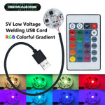 Plaque LED multicolore blanc noir rouge verte bleue télécommande câble USB circulaire moderne