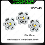 source lumineuse led blanc blanc chaud blanc naturel 12v 24v 19mm moderne opacité