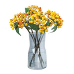 Bouquet artificiel baies rouge bleu vert feuilles naturel intérieur extérieur 30CM
