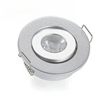 Spot LED moderne 3W noir argent or interrupteur bouton grains riz