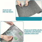 tapis grattage chats gris adhésif moderne tapis auto ajustable protection meuble