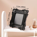 cadres photo vintage noir gothique floral romantique posable maison bureauextérieur