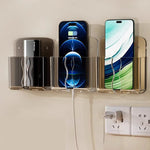 support mural moderne transparent chargeur téléphone rechargeable respectueux environnement utilisation multiple