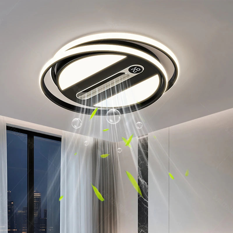 ventilateur led noir blanc moderne certification vde ul cqc ccc