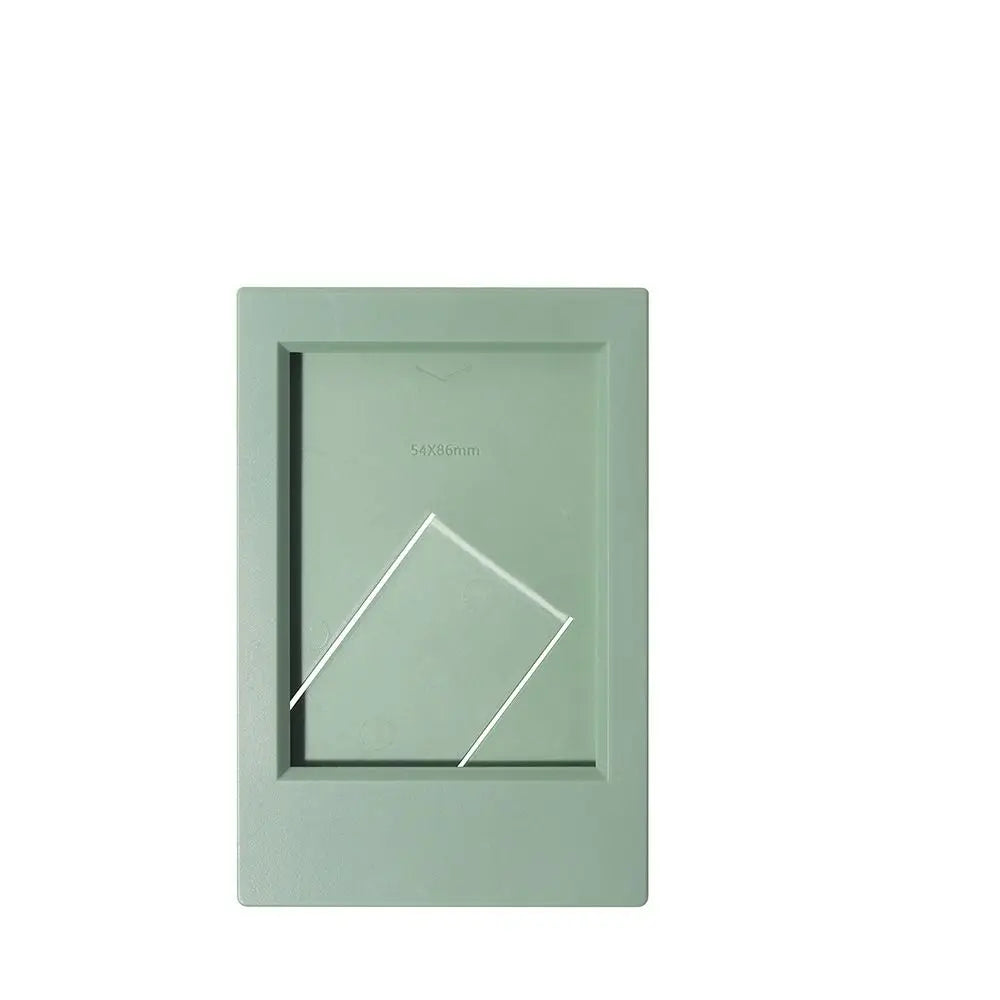 cadre photo moderne minimaliste adhésif vert bleu rose blanc noir imprimé photographique opaquet unisexe