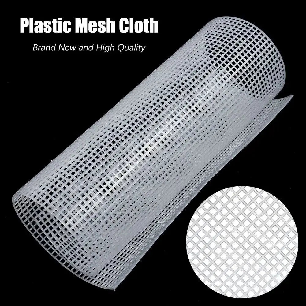 toile maille plastique blanc moderne grille fine 33x50CM polyester durable craft sac tapis