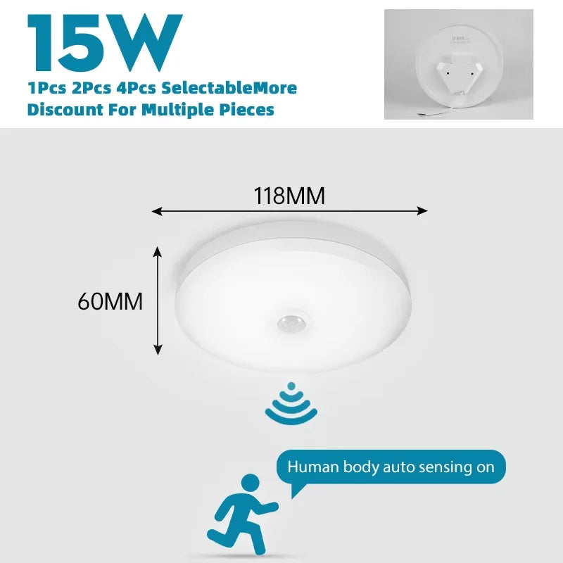 lampe led sensor mouvement blanc moderne surface echangement ampoule 220v 90v 260v