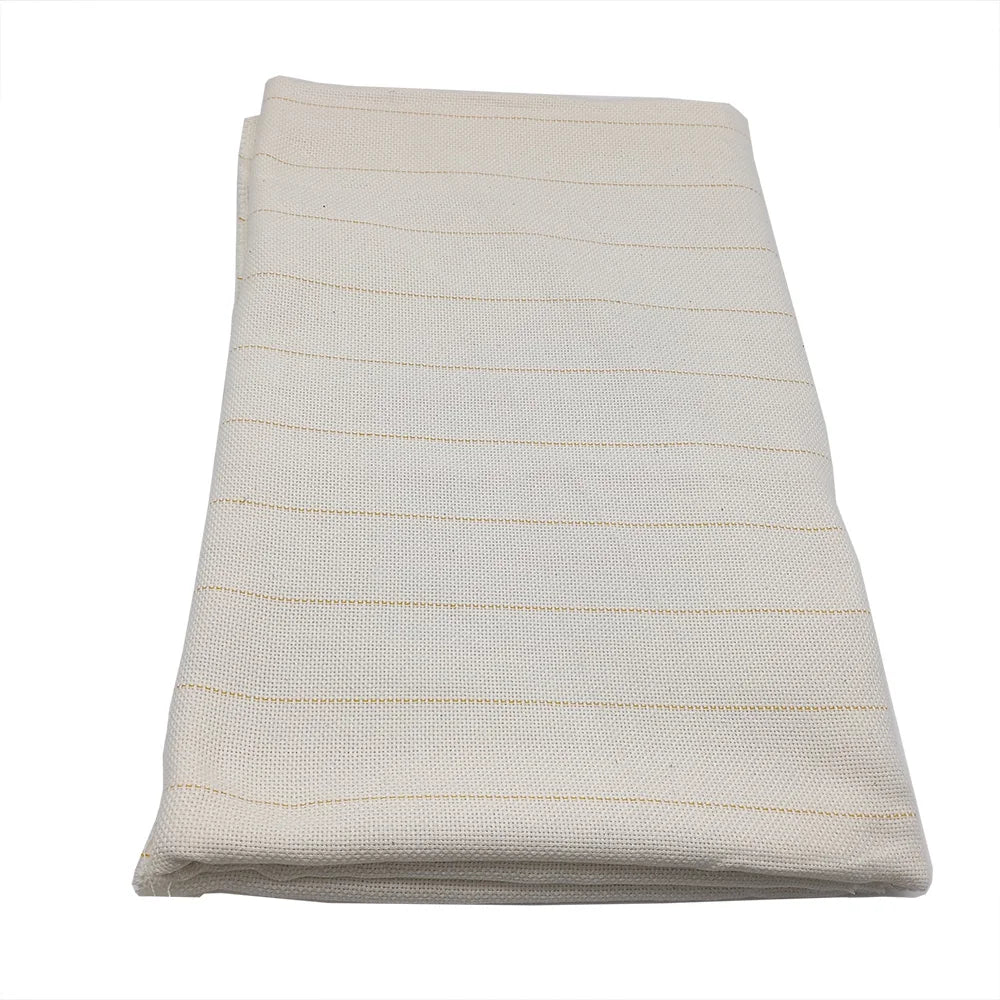 serviette coton blanc rayures dorées classique 1m 5m abrasion résistance tufting cloth