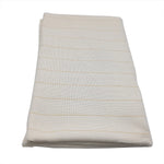 serviette coton blanc rayures dorées classique 1m 5m abrasion résistance tufting cloth