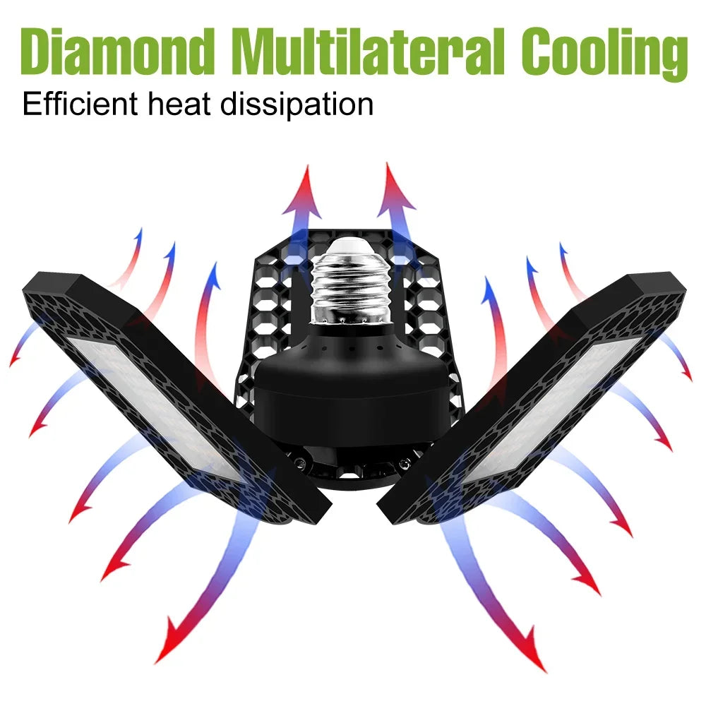 lampe led déformable noir grille hexagonale moderne 90mm 226mm 500lumens 20000h