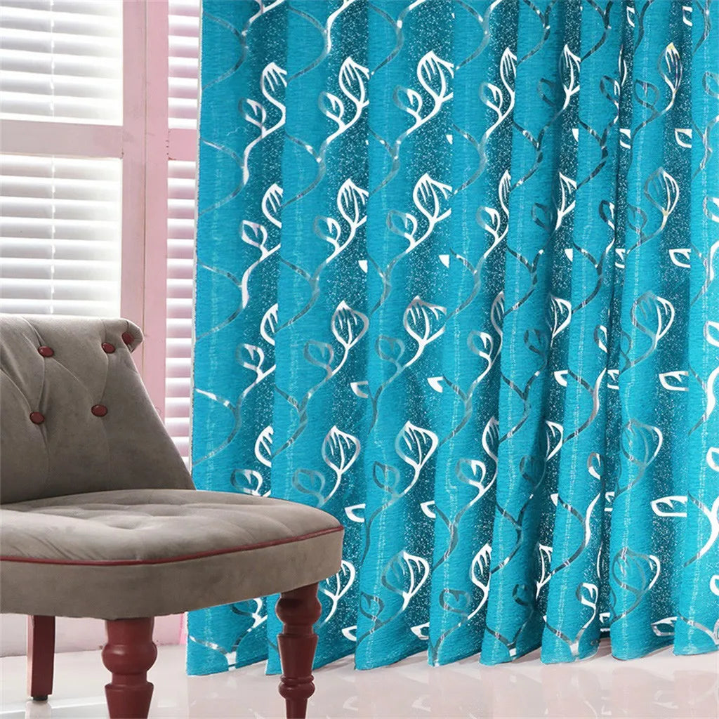 rideaux semi transparents motifs floraux modernes 100x130cm couleurs variées chambre décoration