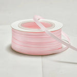 rubans satinés unis 45 yards polyester largeur 3mm décoration noel nœuds diy élégants rose