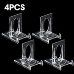 support tablette transparent moderne clips 7x12cm 8x15cm respectueux environnement utilisation multiple imperméable stockage salon