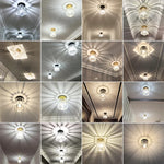lampe moderne cristal noir doré transparent élégante décoration intérieure chambre restaurant