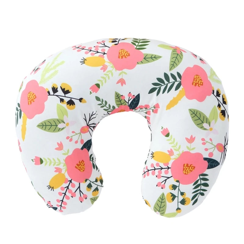 coussin voyage ergonomique forme coton motif fleurs animaux voyage confort bébé enfant