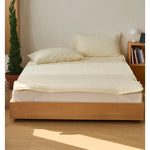 ensemble couette oreillers maison polyester gris beige doux confortable moderne printemps été automne hiverwasher