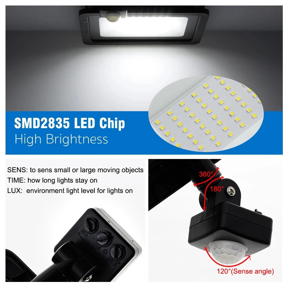 projecteur led extérieur ip66 moderne noir sans capteur sensoriel mur étanche flux lumineux faible