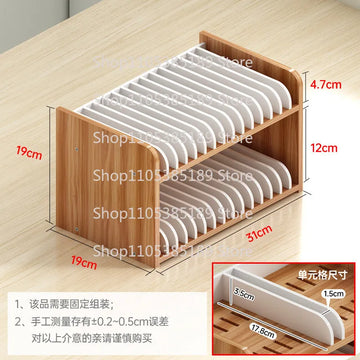 étagère disques bois naturel blanc moderne minimaliste vis fixations disques blancs organisateur