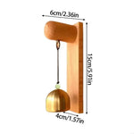 cloche porte or moderne cloche ronde brillante support bois adhésif inclusion ruban adhésif