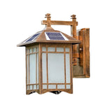 Applique murale solaire LED design vintage éclairage extérieur jardin