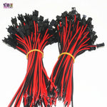 câbles électriques connecteurs jst sm broches tension 24v noir rouge bleu vert blanc
