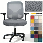 housse chaise polyester vert gris beige moderne tissé 46 53 cm
