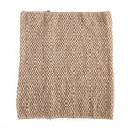 serviette crochet fait main motif rayures horizontales artisanale décoration maison enfant