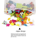 organisateur suspendu jouets bain blanc maille trous fixe tringle enfantins canards lettres plastique