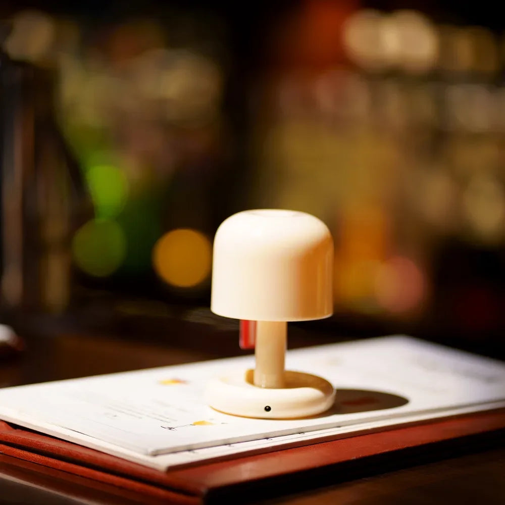 lampe table moderne rechargeable led blanc veilleuse minimaliste interrupteur tactile chambre coucher