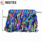 frange pailletée multicolore dentelle perlée élastiquée jupe élégante décoration vêtement textile maison DIY