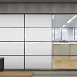 rideau confidentialité blanc moderne autoadhésif protection uv isolation thermique transparent commandez vous même