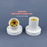 supports ampoule blanc moderne rotation 45 degrés pièces mur facile decointérieur