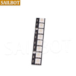 bande led 5050 rgb blanc moderne connecteurs électriques bits ws2812 led intégrées développement