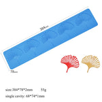 moules gâteaux silicone feuilles coraux modernes pliables respectueux environnement gris clair