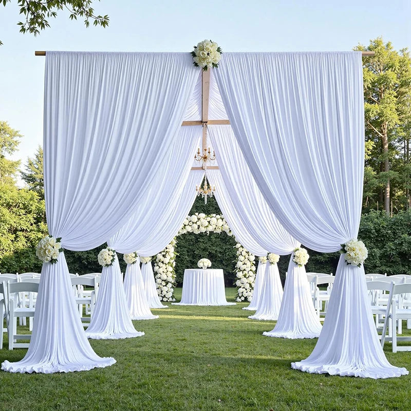 rideau fond blanc rose plissé drapé classique maison opacité tringle decoration
